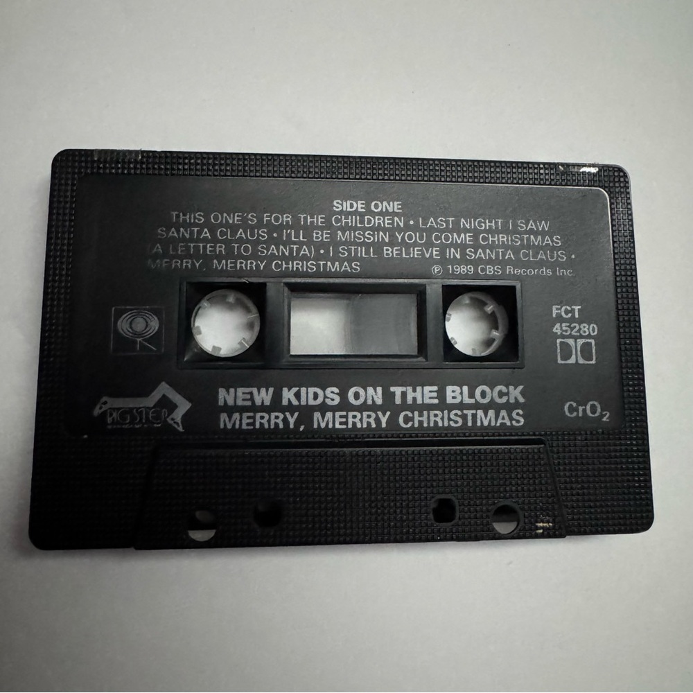 Vintage Merry, Merry Christmas by New Kids on the Block (Cassette, 1989)